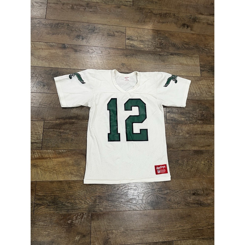 Vintage 80s‎ Philadelphia Eagles Randall Cunningham #12 Jersey Kelly Green Small